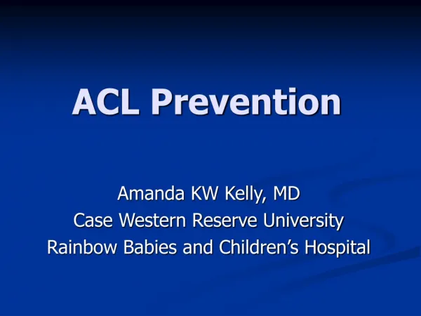 ACL Prevention