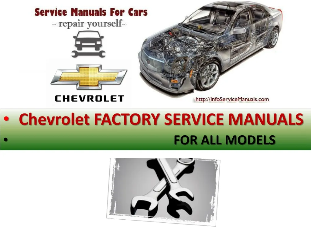 chevrolet factory service manuals for all models