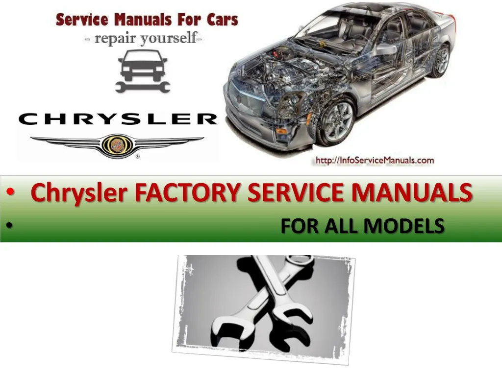 chrysler factory service manuals for all models