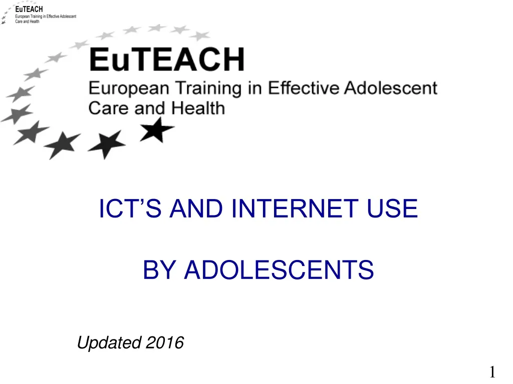 ict s and internet use by adolescents