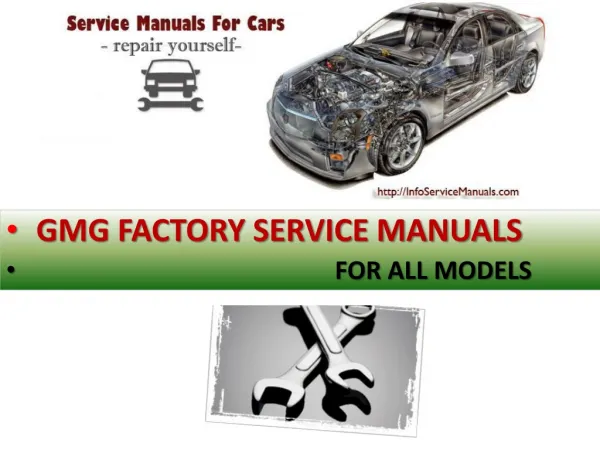 GMG workshop repair manual