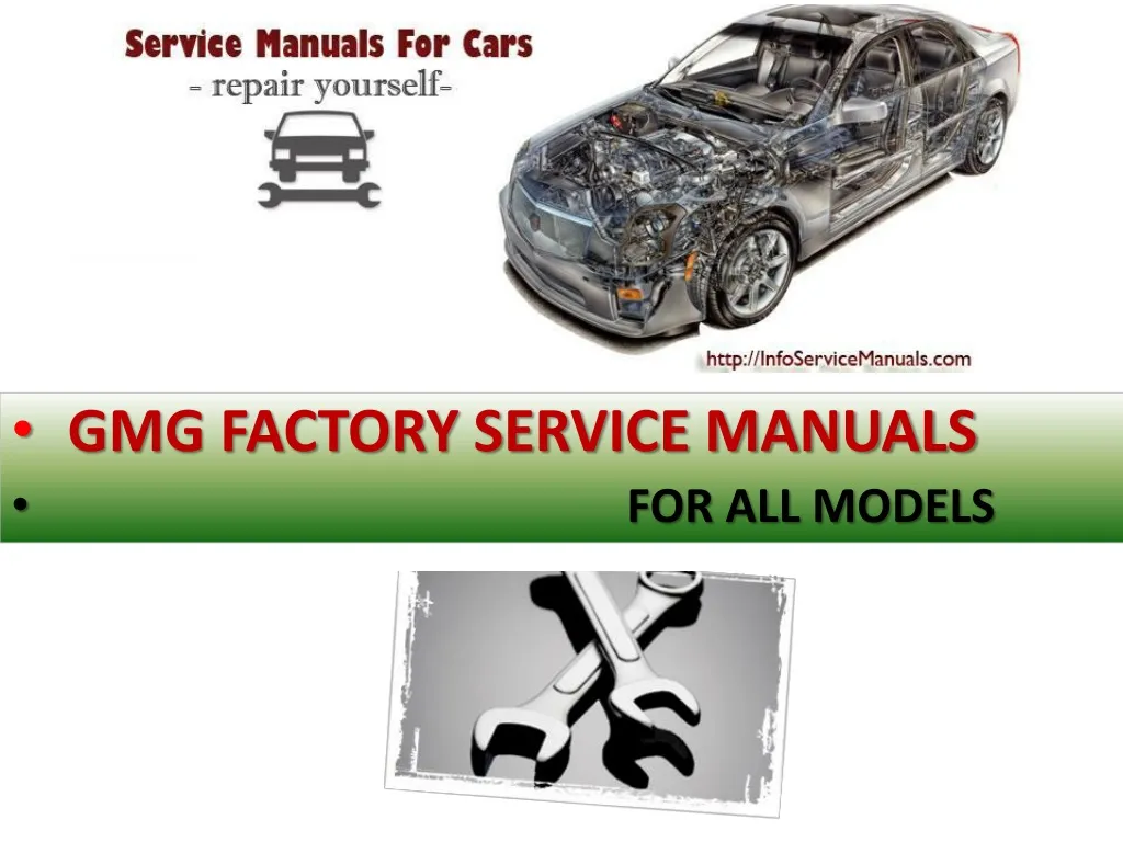gmg factory service manuals for all models