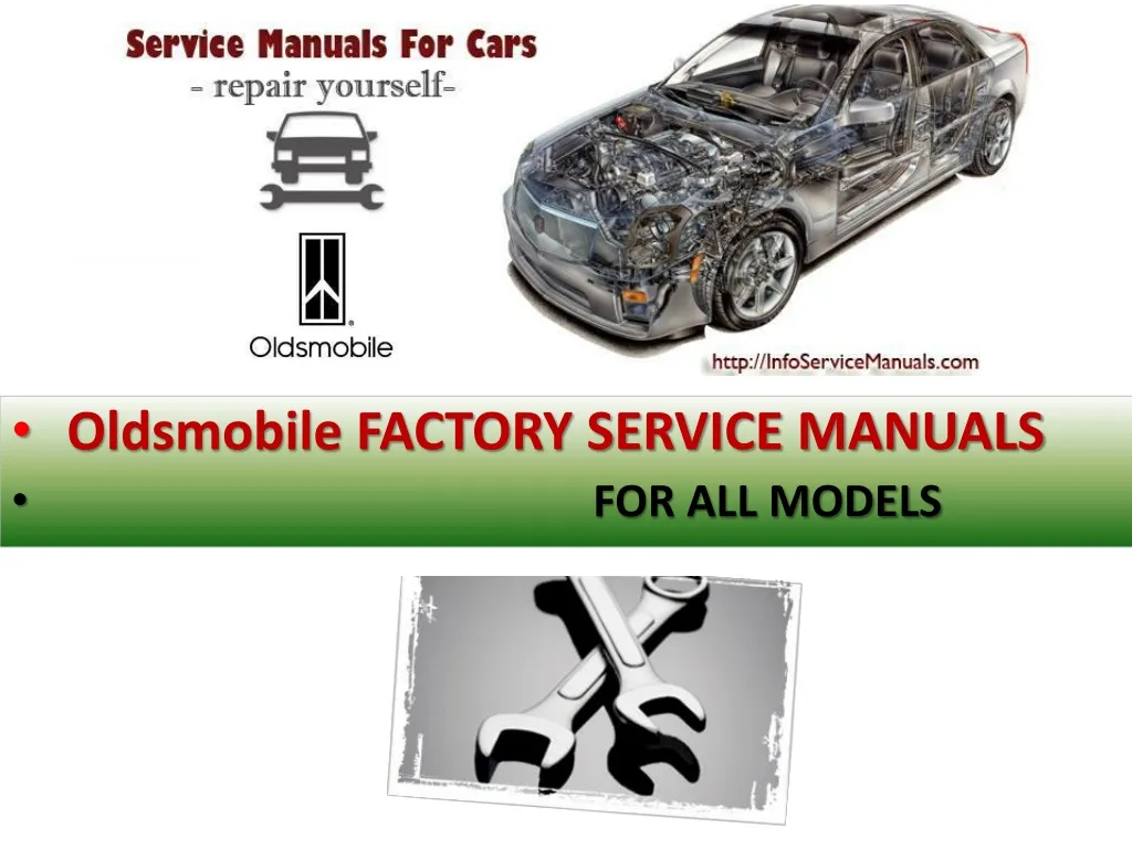 oldsmobile factory service manuals for all models