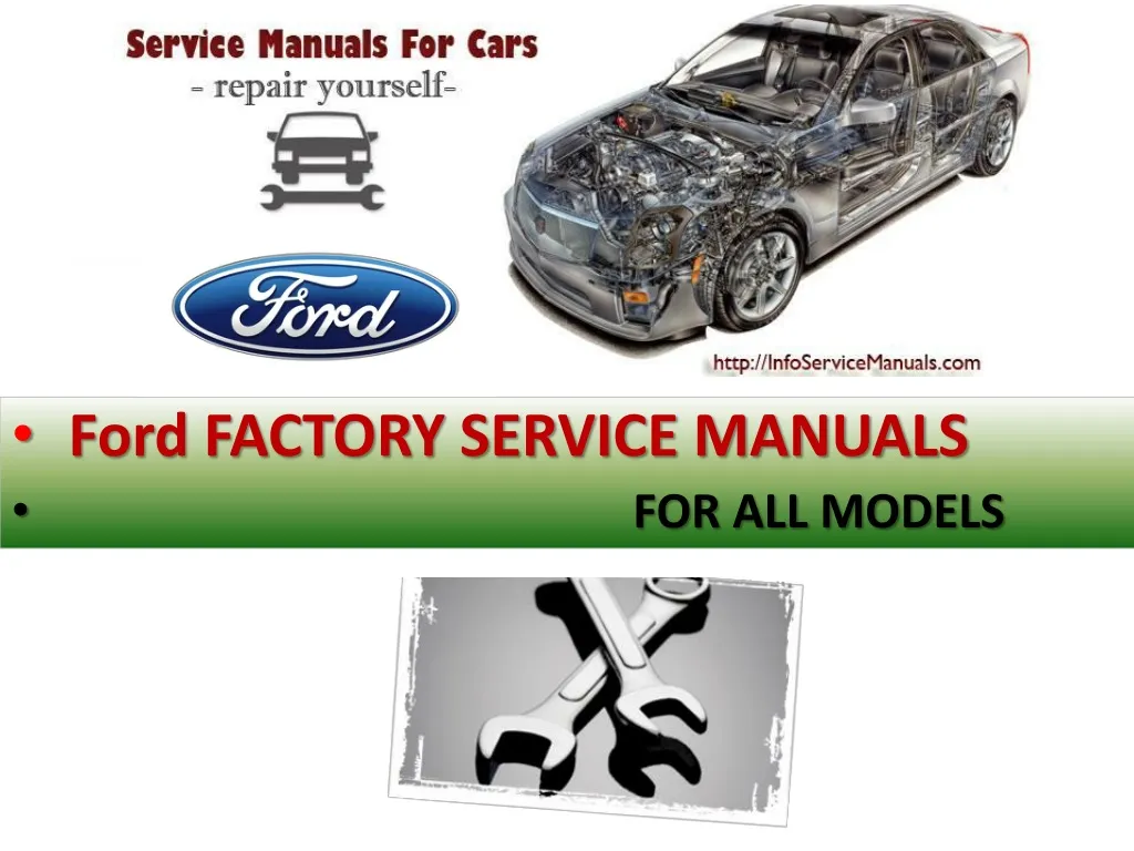 ford factory service manuals for all models