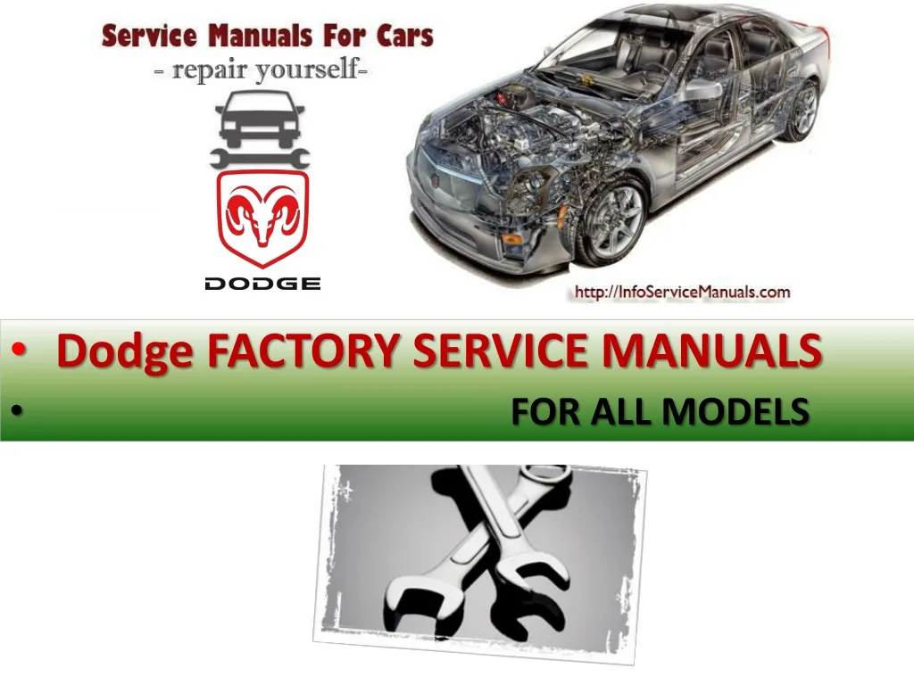 dodge factory service manuals for all models