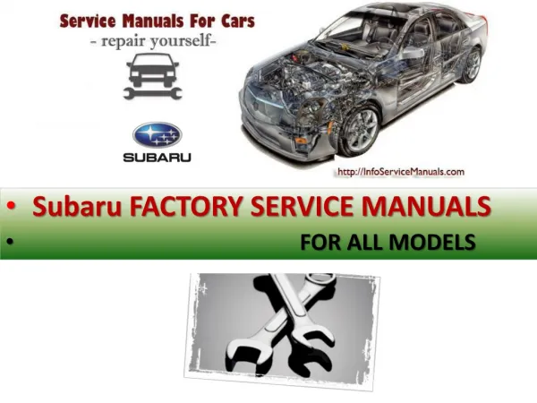 Subaru repair manual pdf
