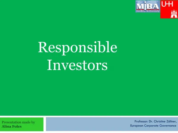 Responsible Investors