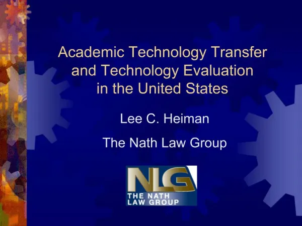 Lee C. Heiman
The Nath Law Group