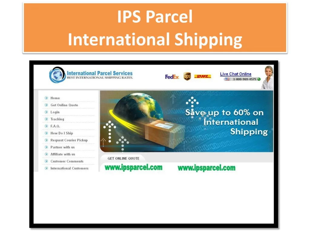 ips parcel international shipping
