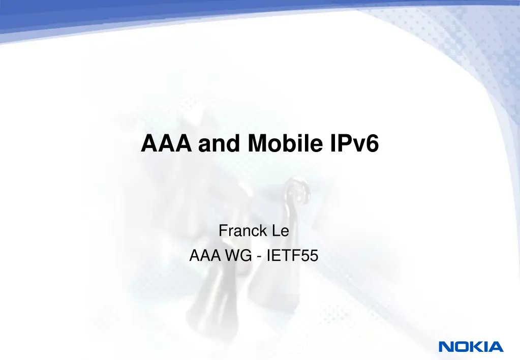 aaa and mobile ipv6