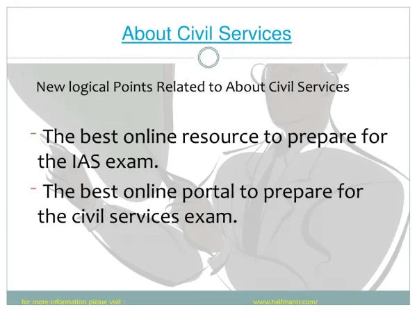 Excellent resource about civil services exam