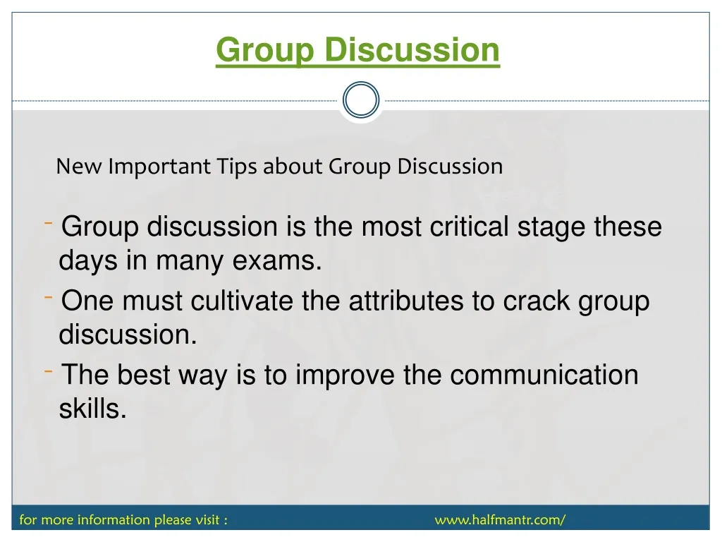 group discussion