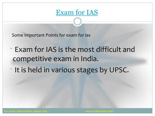 Best Preparation for Exam for IAS