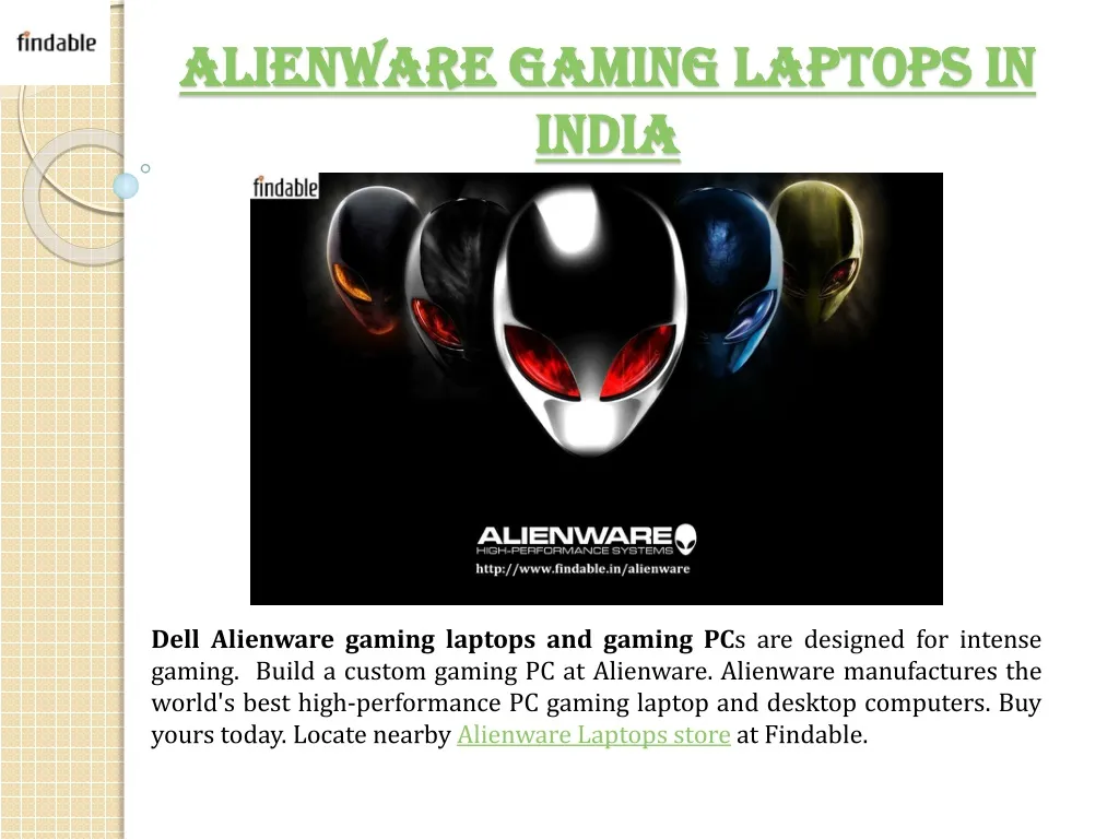 alienware gaming laptops in india