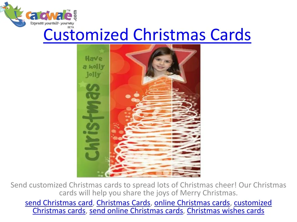 customized christmas cards