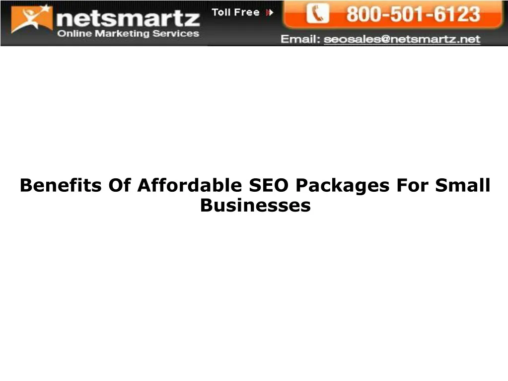 benefits of affordable seo packages for small