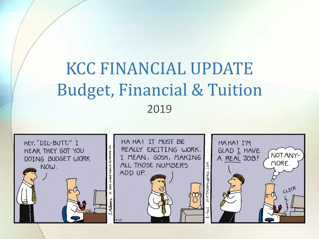 kcc financial update budget financial tuition