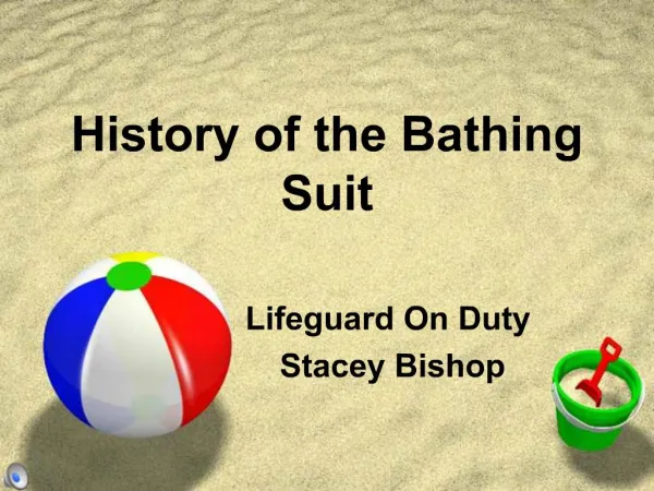 History of the Bathing Suit
