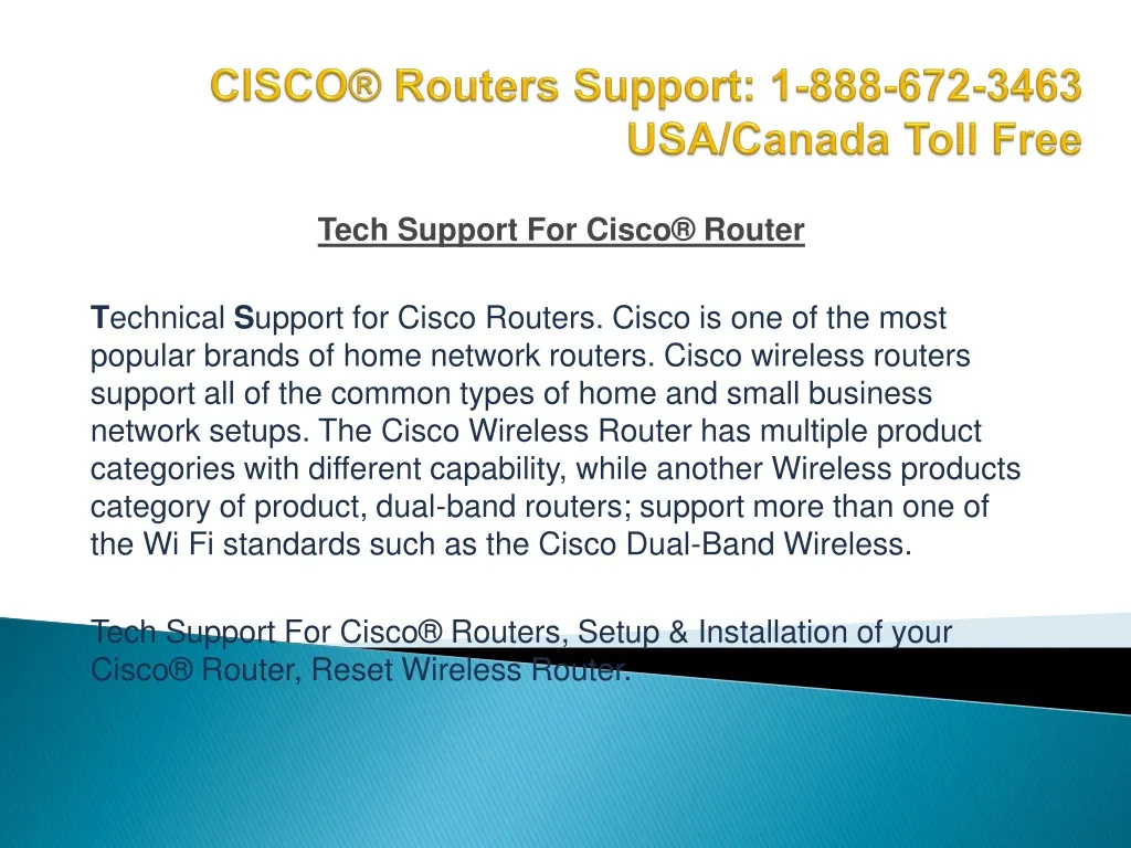 cisco routers support 1 888 672 3463 usa canada toll free