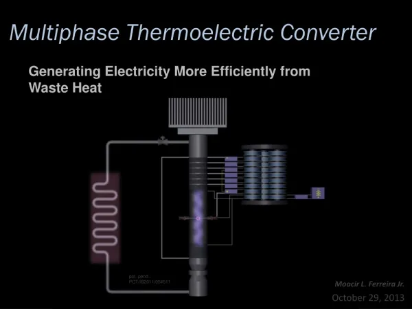 Generating Electricity with Thermoelectric Converter