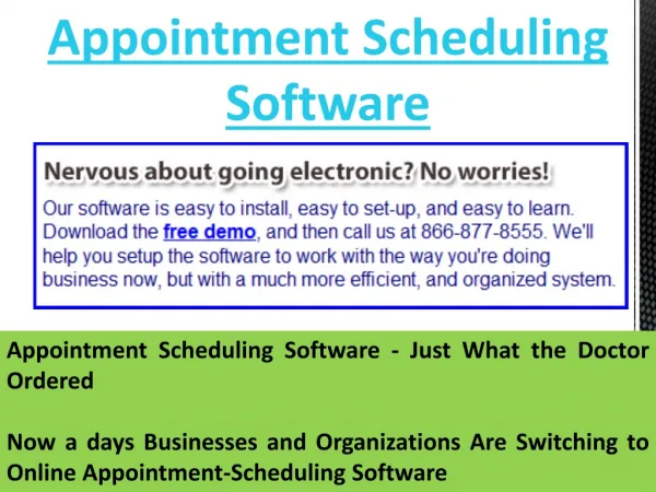 Appointment Book Software