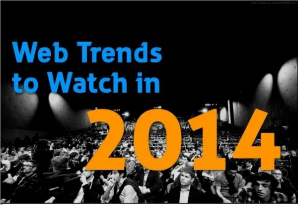Web Trends to Watch in 2014