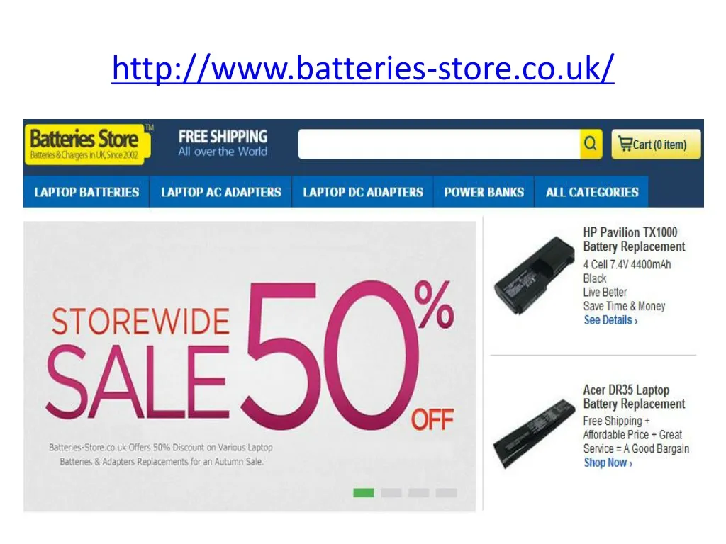 http www batteries store co uk