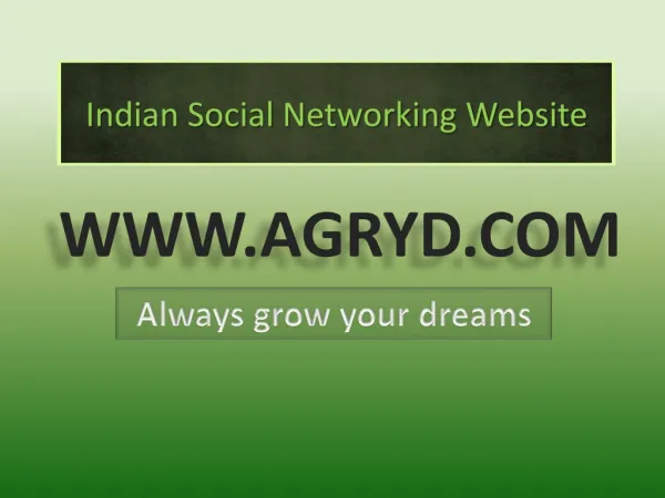 Indian Social Networking Website