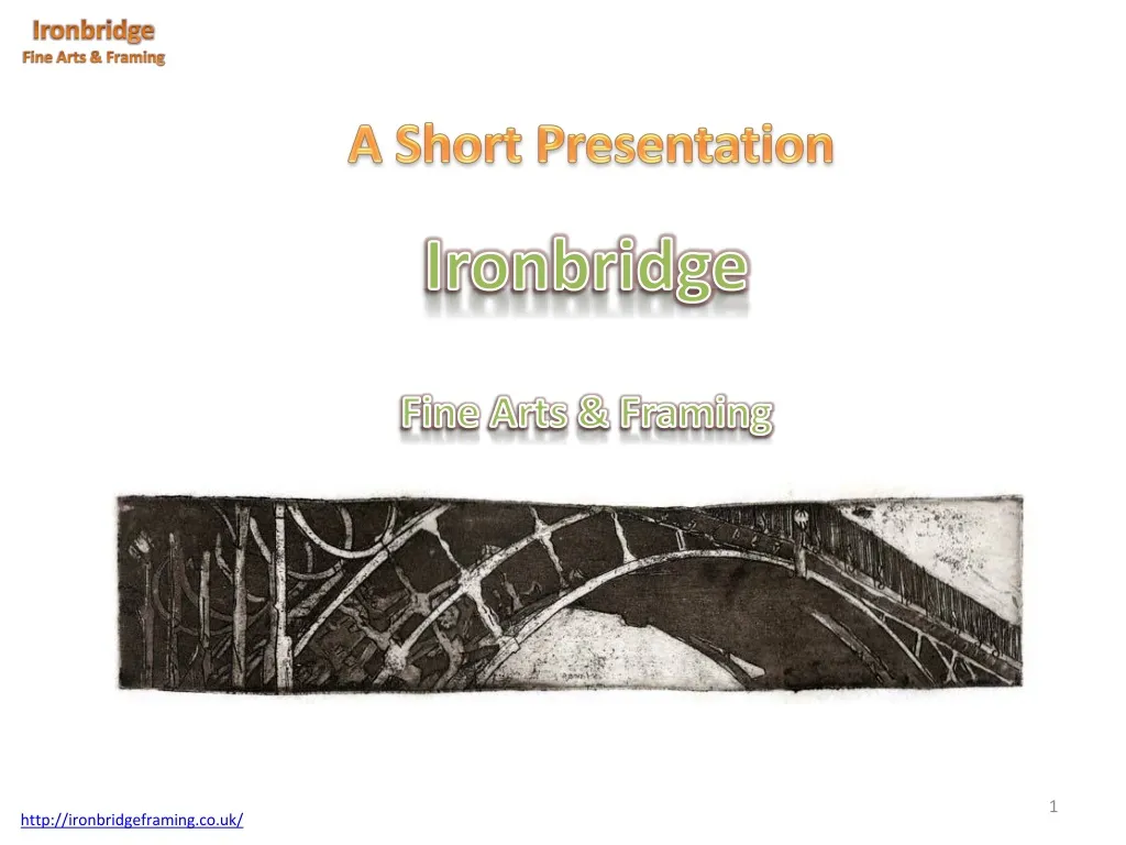 ironbridge fine arts framing