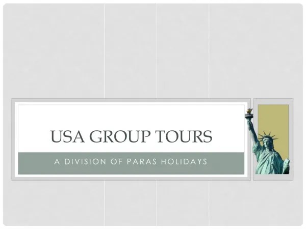 USA Group Tour