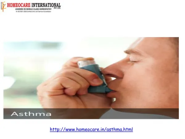 Asthma treatment in homeopathy