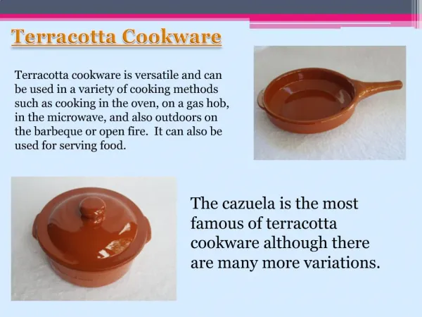 Terracotta Tableware