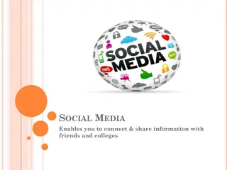 Social Meida - slide 1