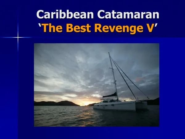 Caribbean Catamaran - The Best Revenge V