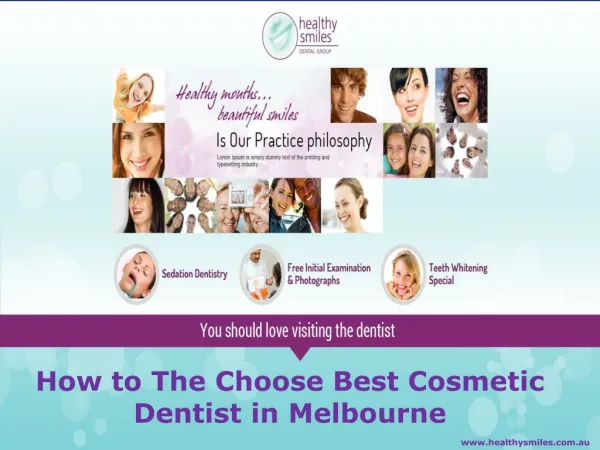 How to The Choose Best Cosmetic Dentist in Melbourne