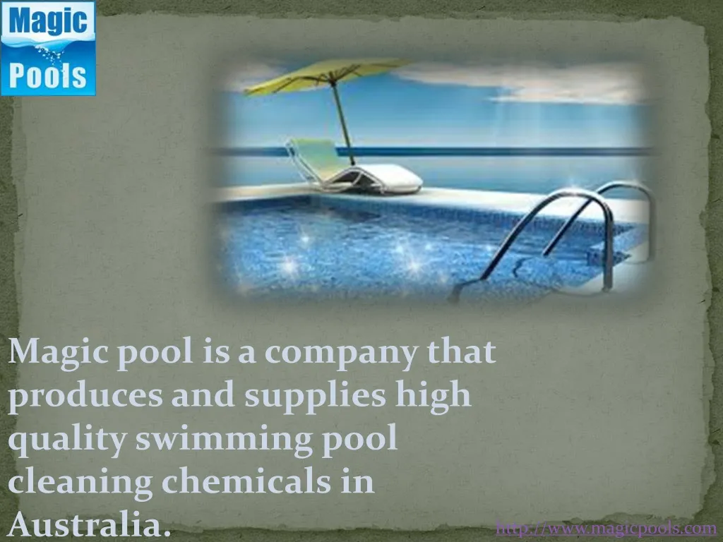magic pool is a company that produces