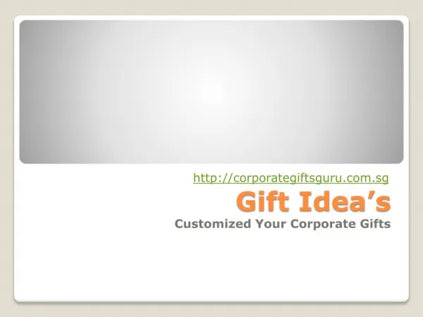Select Your Own Customized Gifts