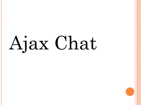 Ajax chat