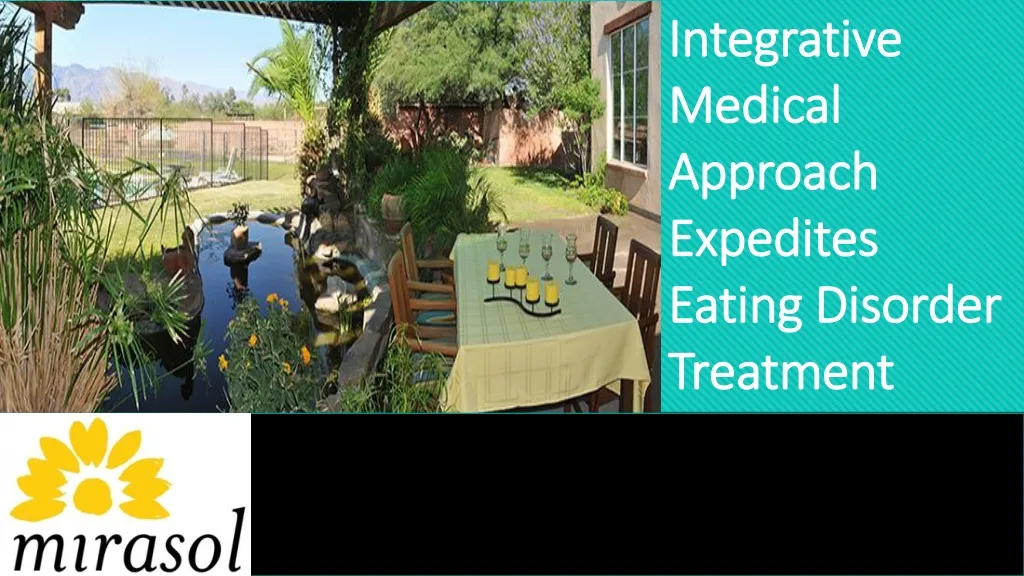 integrative medical approach expedites eating