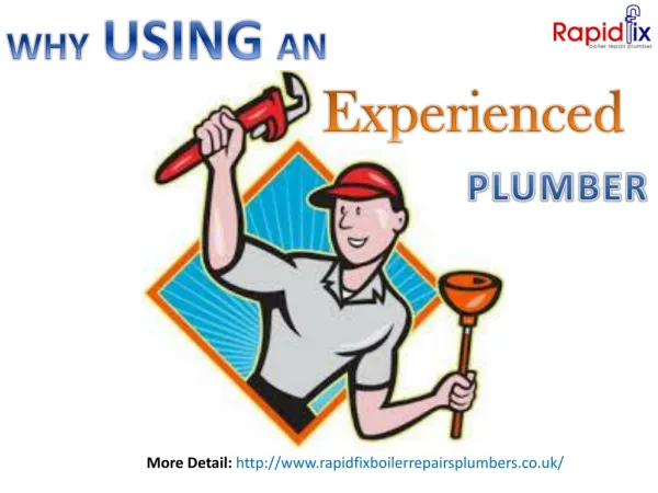 Why Using An Experienced Plumber