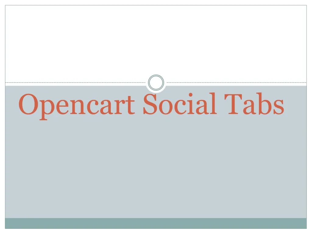 opencart social tabs