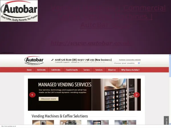 AutoBar.co.uk- Commercial Coffee Vending Machines