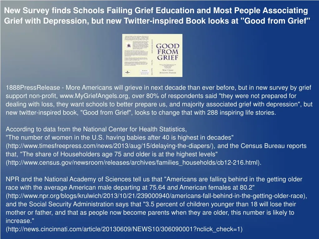 new survey finds schools failing grief education