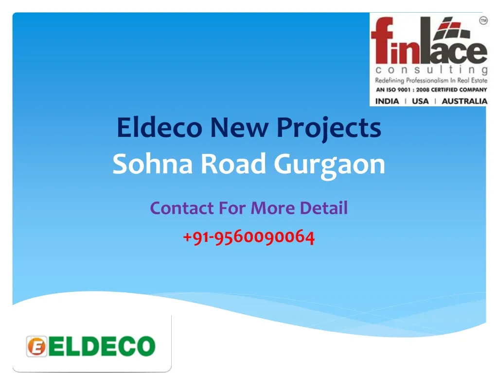eldeco new projects sohna road gurgaon