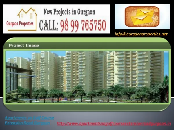 Apartments on Golf Course Extension Road Gurgaon