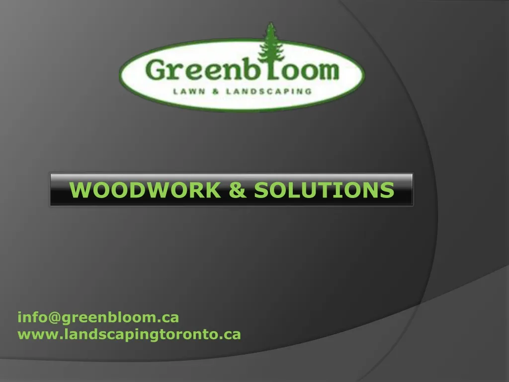 woodwork solutions