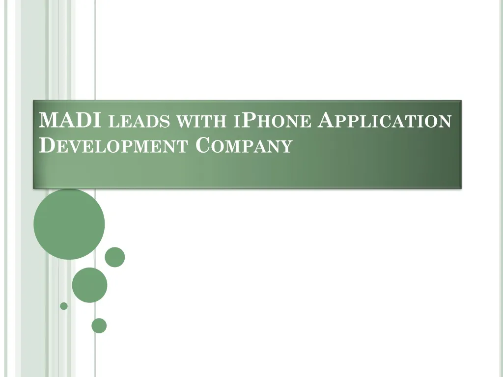 madi leads with iphone application development company