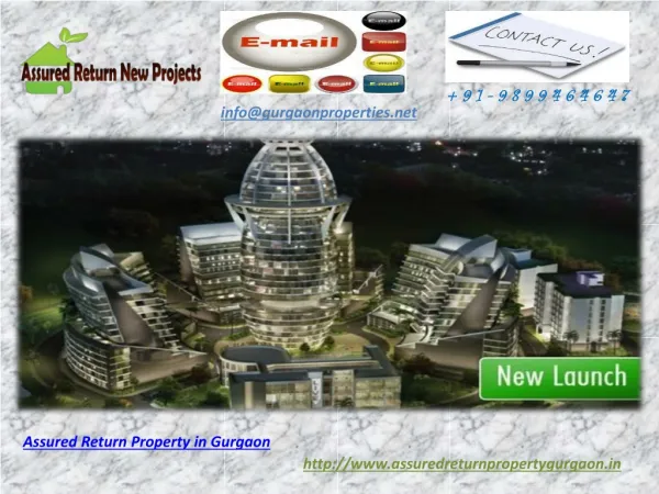 Assured Return Property in Gurgaon | New Projects