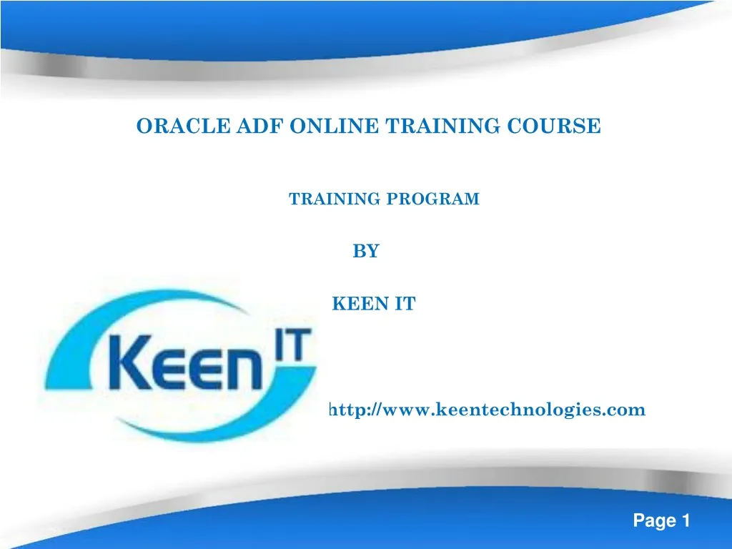 oracle adf online training course training