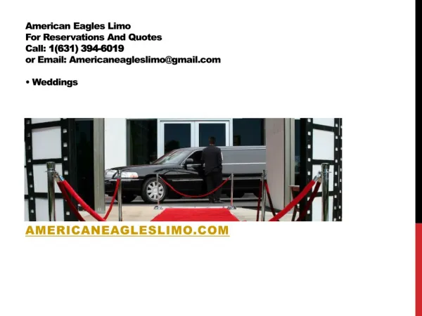 Long Island Limousine Service, American Eagles Limo